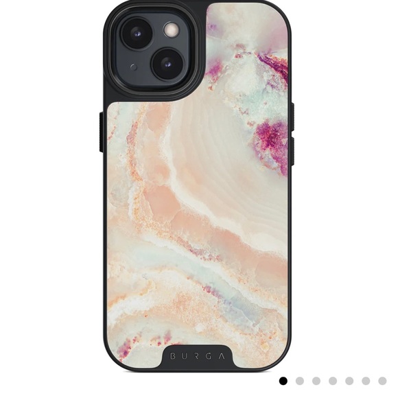 Brand new iPhone 14 Burga Elite case in Berry Sorbet with gunmetal grey accent - Picture 3 of 8